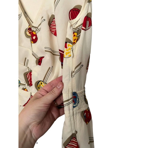 eShakti Women’s Maxi Dress Sleeveless Size 16 XL Candy Sucker Lollipop Lined - Picture 11 of 15